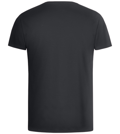 Genius Periodic Table Design - Basic men's v-neck t-shirt_DARK GRAY_back