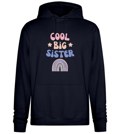 Cool Big Sister Pastel Design - Premium Essential Unisex Hoodie_FRENCH NAVY_front