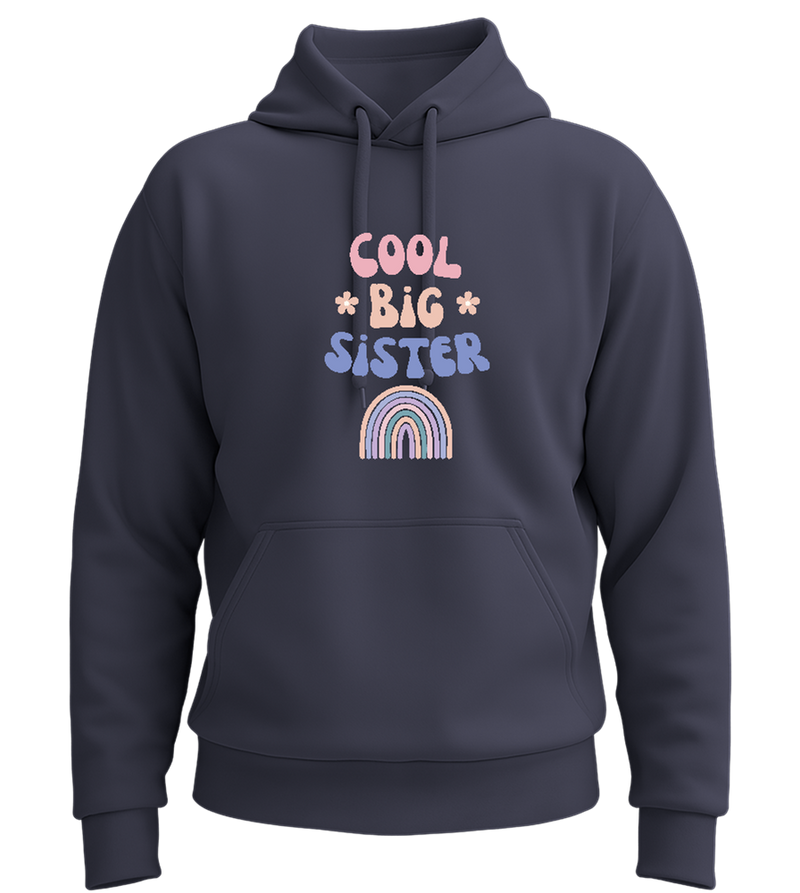 Cool Big Sister Pastel Design - Premium Essential Unisex Hoodie_FRENCH NAVY_front