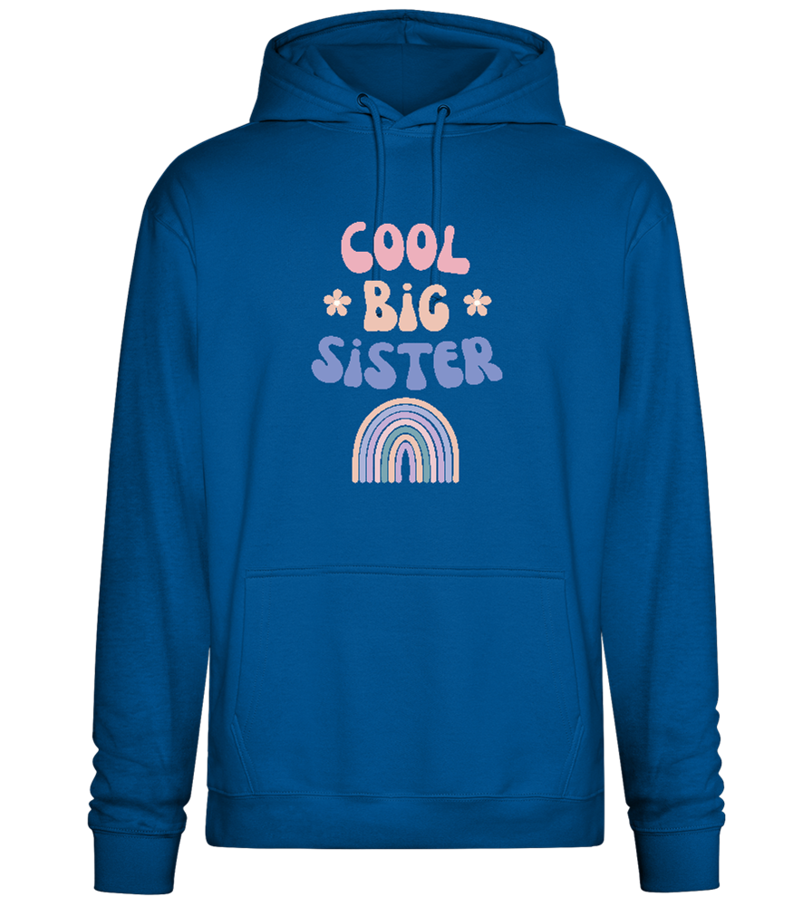 Cool Big Sister Pastel Design - Premium Essential Unisex Hoodie_ROYAL_front