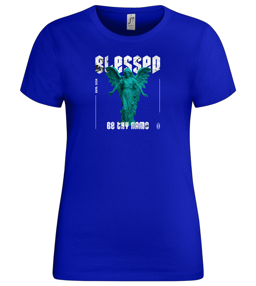 Blessed Angel Design - Premium women's t-shirt_OVERSEAS_front