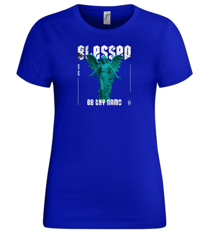 Blessed Angel Design - Premium women's t-shirt_OVERSEAS_front