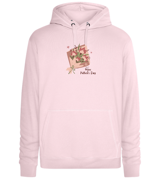 Happy Mother's Day Flower Bouquet Design - Premium unisex hoodie_LIGHT PEACH ROSE_front