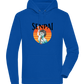 Senpai Sunset Design - Premium unisex hoodie_ROYAL_front