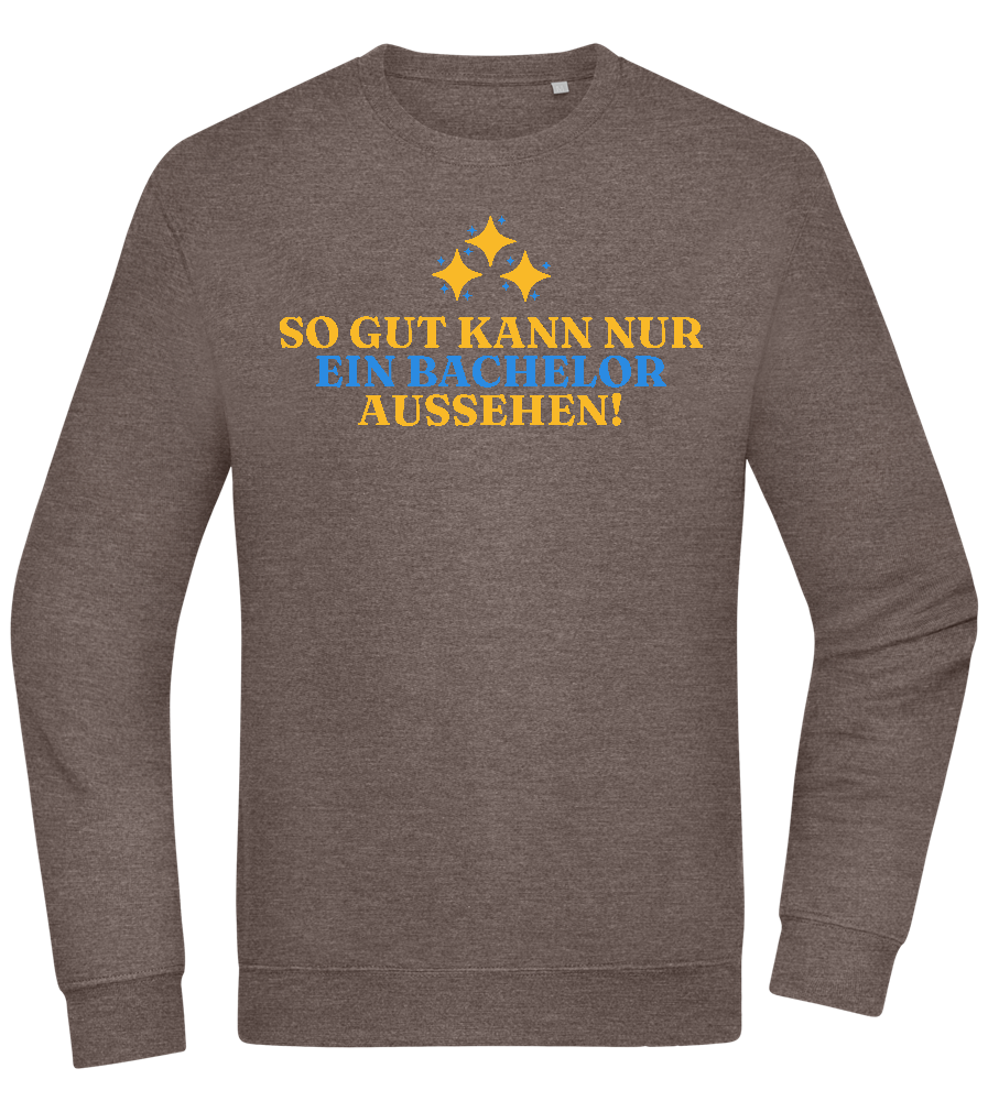 So Gut Kann Nur Ein Bachelor Aussehen Design - Comfort Essential Unisex Sweater_CHARCOAL CHIN_front