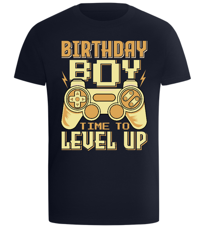 Gamer Birthday Boy Design - Comfort boys fitted t-shirt_FRENCH NAVY_front