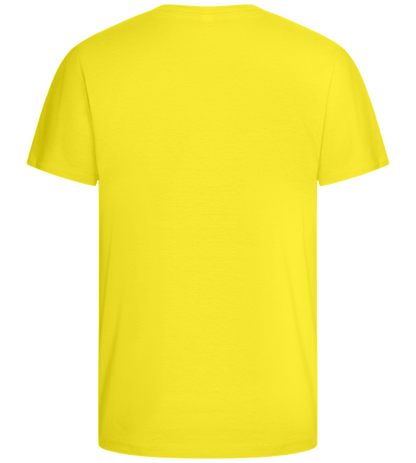 Sleighin' It Design - Basic kids t-shirt_LEMON_back