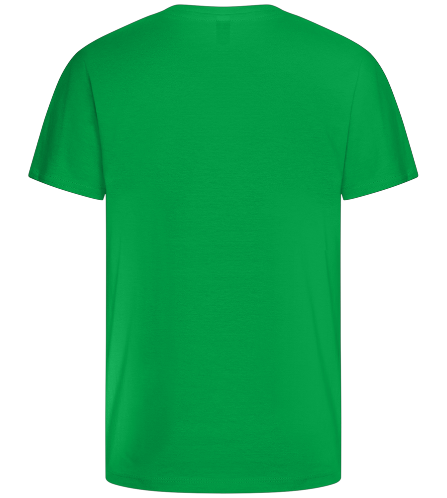 Sleighin' It Design - Basic kids t-shirt_MEADOW GREEN_back