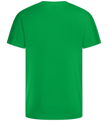 Sleighin' It Design - Basic kids t-shirt_MEADOW GREEN_back