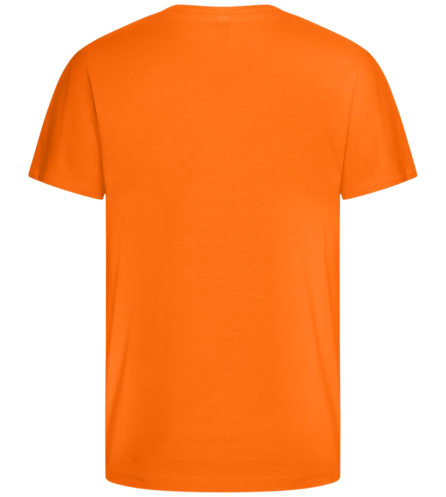 Sleighin' It Design - Basic kids t-shirt_ORANGE_back