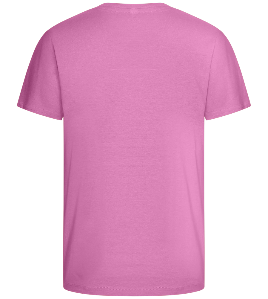 Sleighin' It Design - Basic kids t-shirt_PINK ORCHID_back