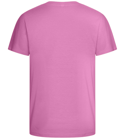 Sleighin' It Design - Basic kids t-shirt_PINK ORCHID_back