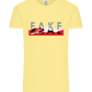 Fake Real Design - Comfort Unisex T-Shirt_AMARELO CLARO_front