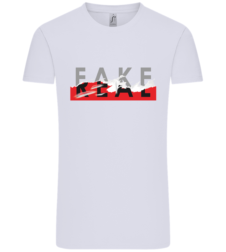 Fake Real Design - Comfort Unisex T-Shirt_LILAK_front