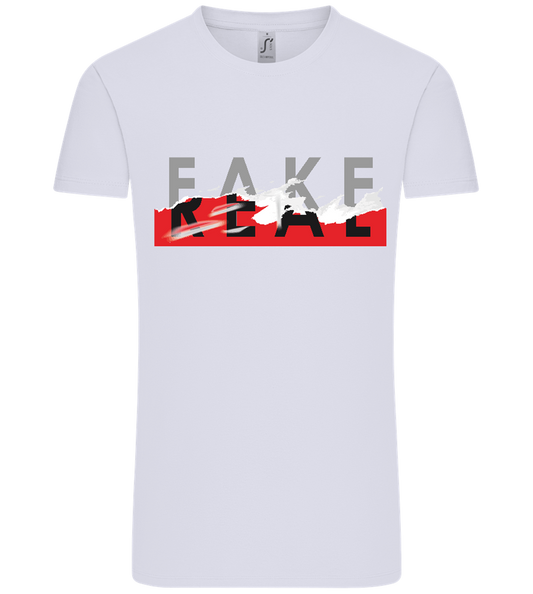 Fake Real Design - Comfort Unisex T-Shirt_LILAK_front