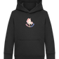 Cool Big Sister Unicorn Design - Comfort Kids Hoodie_BLACK_front