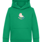 Cool Big Sister Unicorn Design - Comfort Kids Hoodie_MEADOW GREEN_front