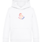 Cool Big Sister Unicorn Design - Comfort Kids Hoodie_WHITE_front