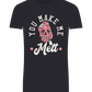 You Make Me Melt Ice Cream Design - Basic Unisex T-Shirt_FRENCH NAVY_front