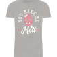 You Make Me Melt Ice Cream Design - Basic Unisex T-Shirt_ORION GREY_front