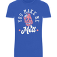 You Make Me Melt Ice Cream Design - Basic Unisex T-Shirt_ROYAL_front