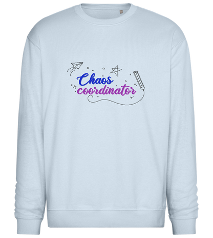 Chaos Coordinator Doodles Design - Comfort Essential Unisex Sweater_CREAMY BLUE_front