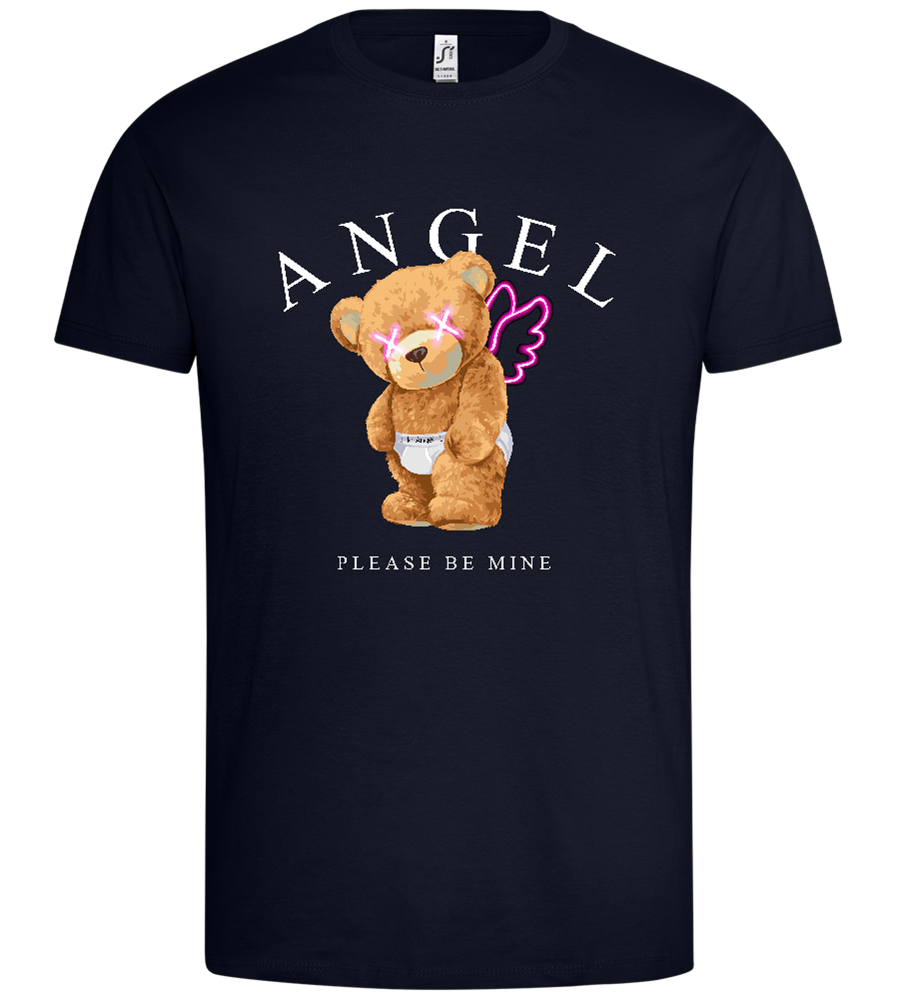 Angel Please Be Mine Design - Premium men's t-shirt_FRENCH NAVY_front