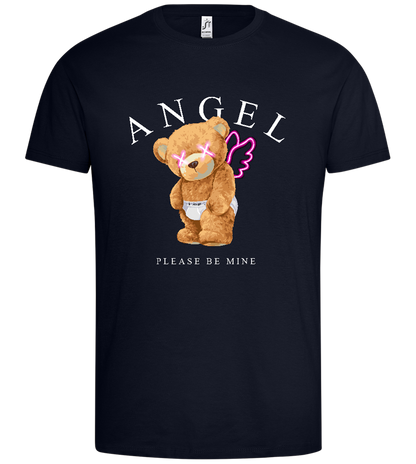 Angel Please Be Mine Design - Premium men's t-shirt_FRENCH NAVY_front