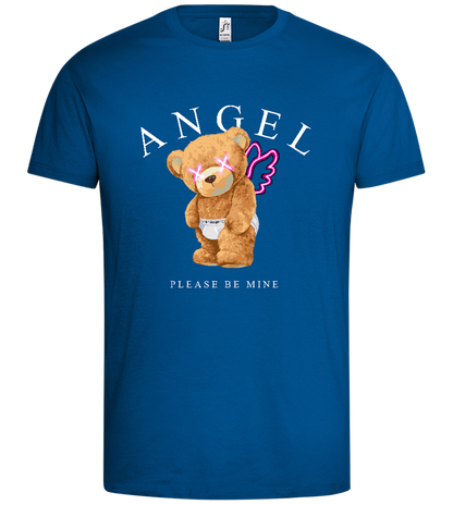 Angel Please Be Mine Design - Premium men's t-shirt_ROYAL_front