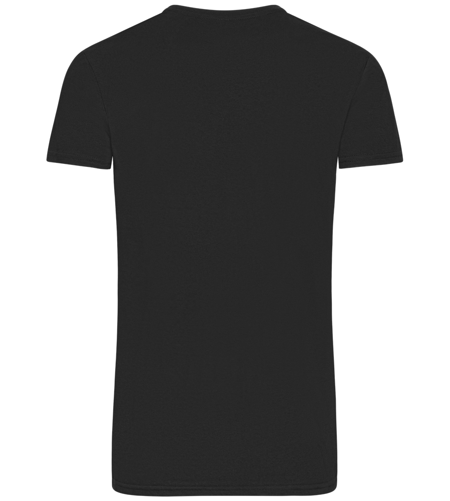 Ink And Blood Skull Design - Basic Unisex T-Shirt_DEEP BLACK_back