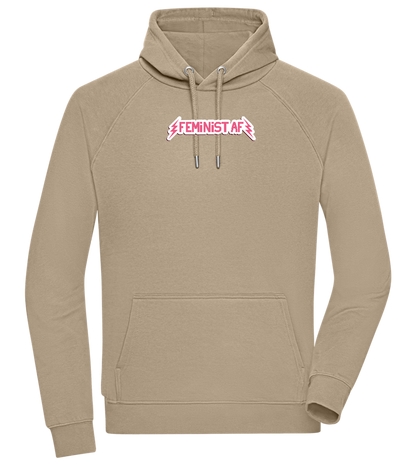 Feminist AF Design - Comfort unisex hoodie_KHAKI_front