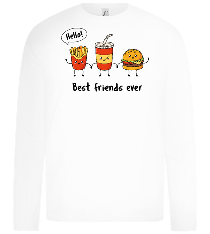 Best Friends Ever Design - Premium kids long sleeve t-shirt_WHITE_front