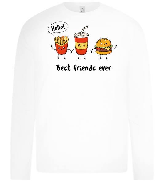 Best Friends Ever Design - Premium kids long sleeve t-shirt_WHITE_front