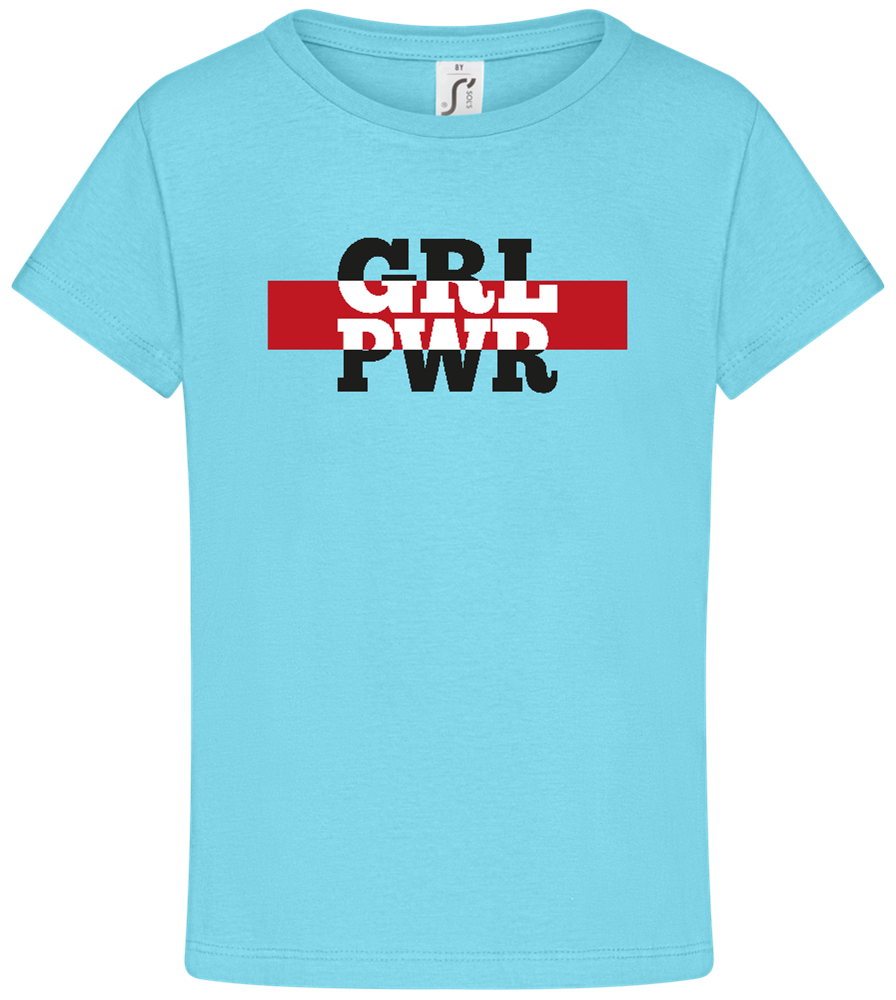 Girl Power 1 Design - Comfort girls' t-shirt_HAWAIIAN OCEAN_front