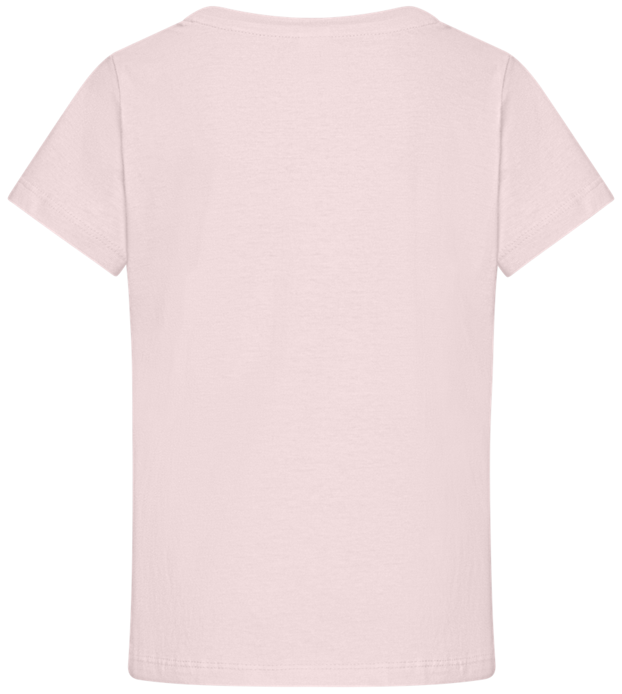 Girl Power 1 Design - Comfort girls' t-shirt_MEDIUM PINK_back