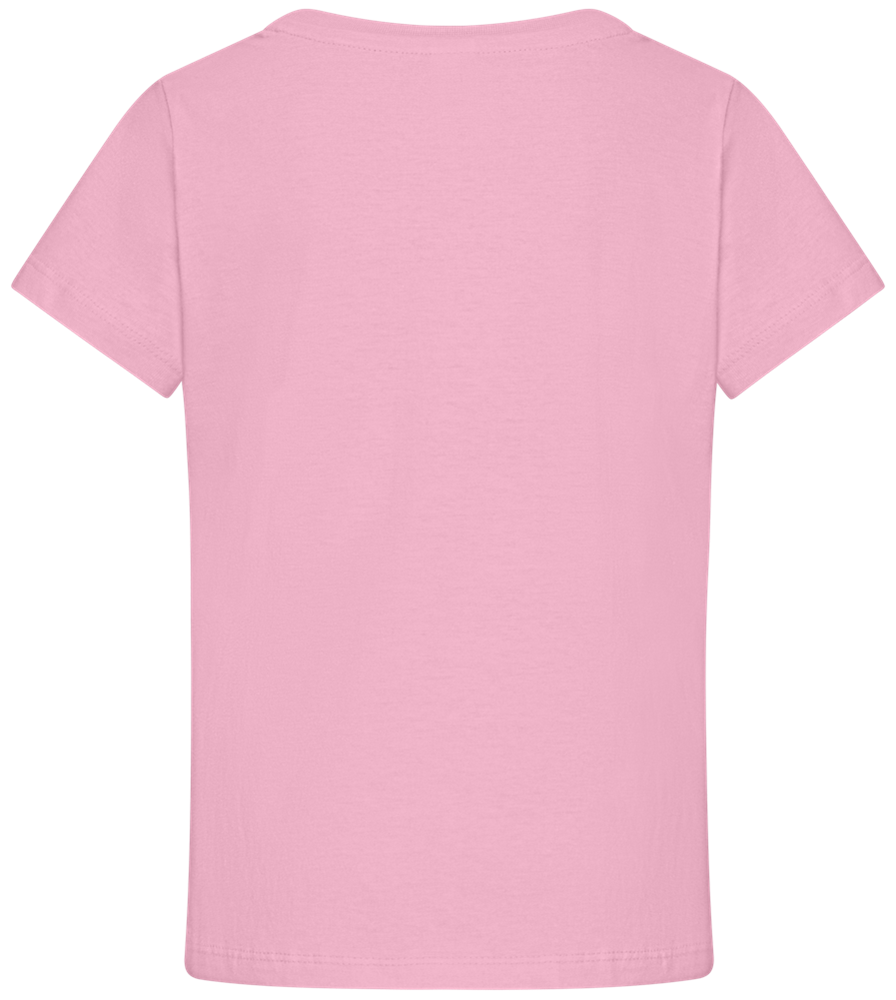 Girl Power 1 Design - Comfort girls' t-shirt_PINK ORCHID_back