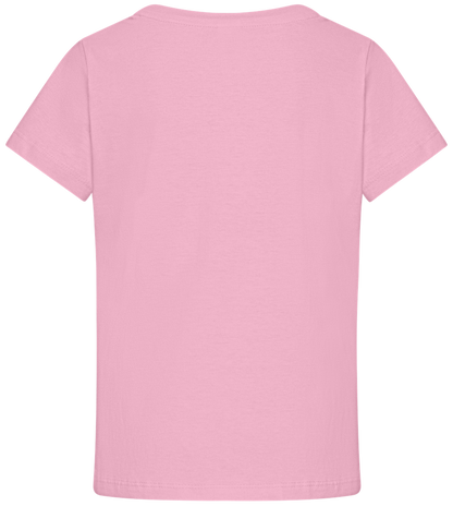 Girl Power 1 Design - Comfort girls' t-shirt_PINK ORCHID_back