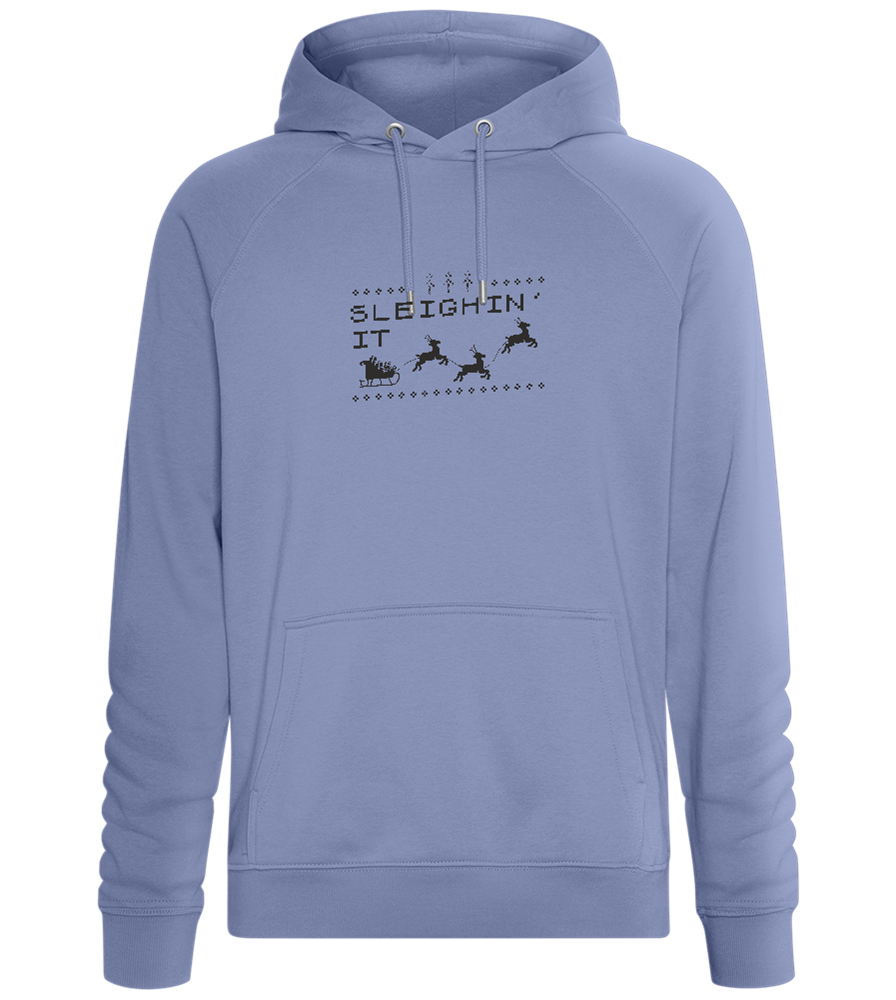 Sleighin' It Design - Comfort unisex hoodie_BLUE_front