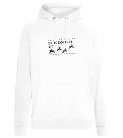 Sleighin' It Design - Comfort unisex hoodie_WHITE_front