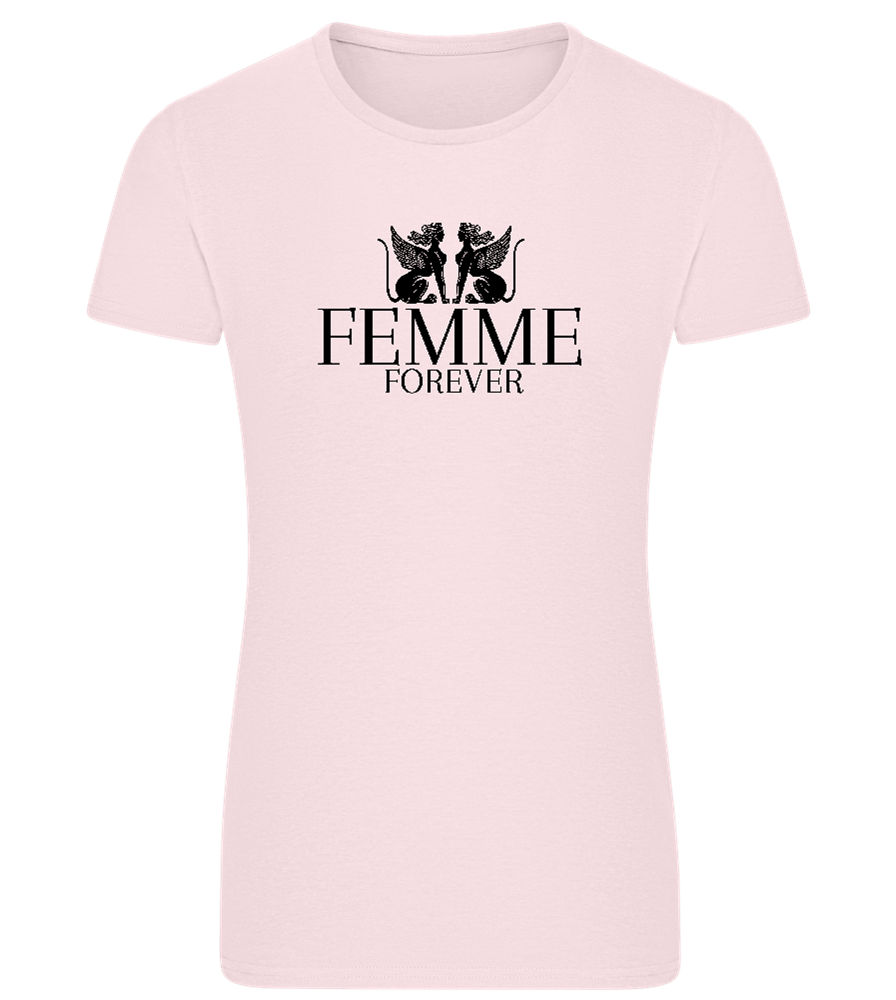 Femme Design - Comfort women's fitted t-shirt_LIGHT PINK_front