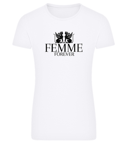 Femme Design - Comfort women's fitted t-shirt_WHITE_front