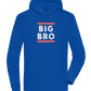 Big Bro Text Design - Premium unisex hoodie_ROYAL_front