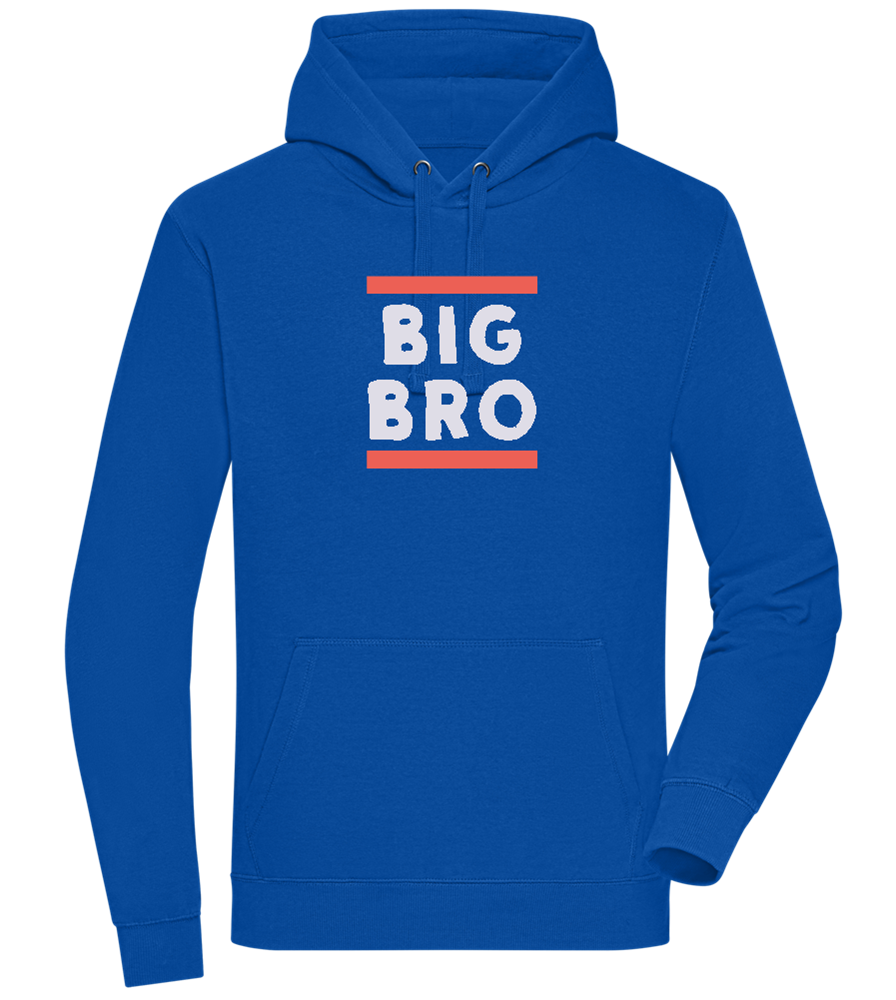 Big Bro Text Design - Premium unisex hoodie_ROYAL_front