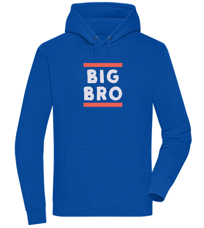 Big Bro Text Design - Premium unisex hoodie_ROYAL_front