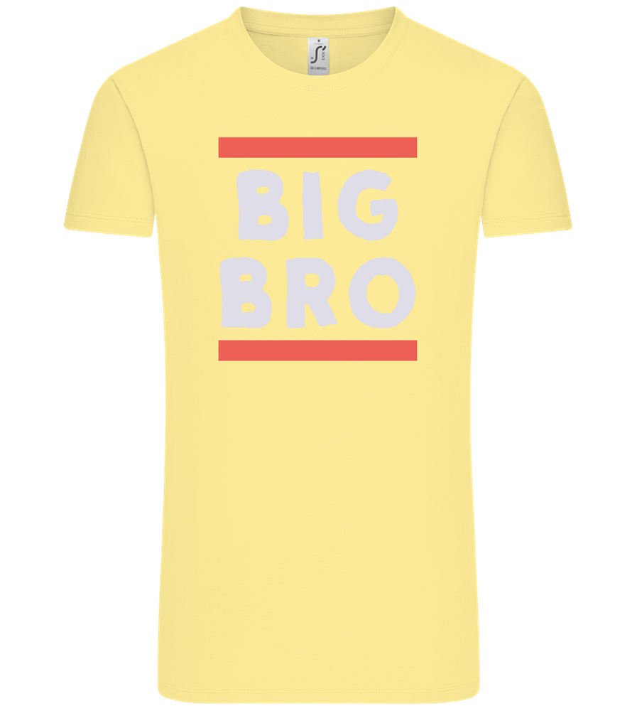 Big Bro Text Design - Comfort Unisex T-Shirt_AMARELO CLARO_front