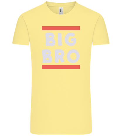 Big Bro Text Design - Comfort Unisex T-Shirt_AMARELO CLARO_front