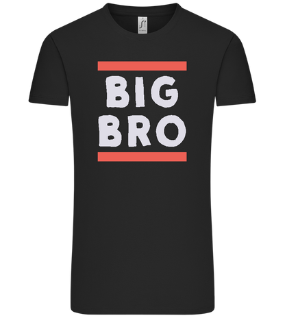 Big Bro Text Design - Comfort Unisex T-Shirt_DEEP BLACK_front