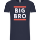 Big Bro Text Design - Comfort Unisex T-Shirt_FRENCH NAVY_front