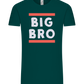 Big Bro Text Design - Comfort Unisex T-Shirt_GREEN EMPIRE_front