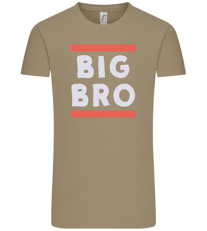 Big Bro Text Design - Comfort Unisex T-Shirt_KHAKI_front